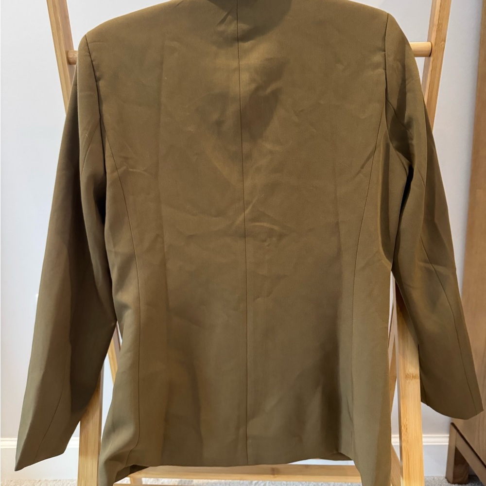 Elegant Olive Women's Blazer - Picture 3 of 4